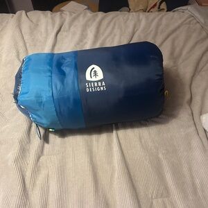 Sierra Designs Blue Sleeping Bag